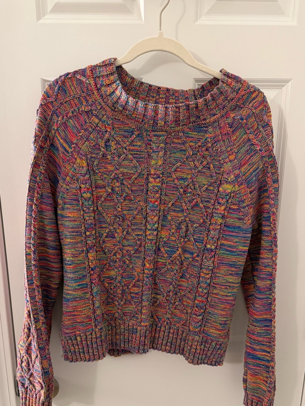 Gap Multicolor Cable Knit Women's Sweater
